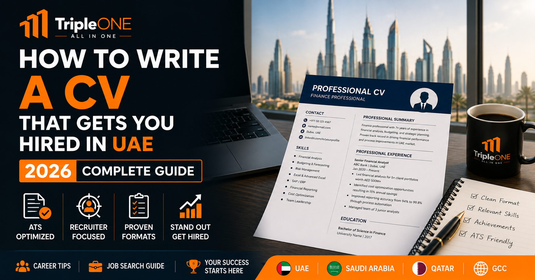 How to Write a CV That Gets You Hired in UAE: 2026 Complete Guide